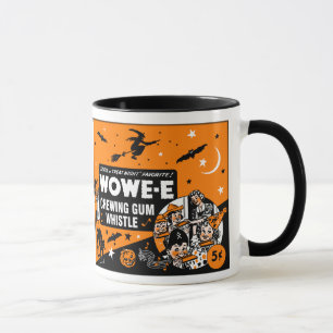 Vintage Halloween Chewing Gum Whistle Mug