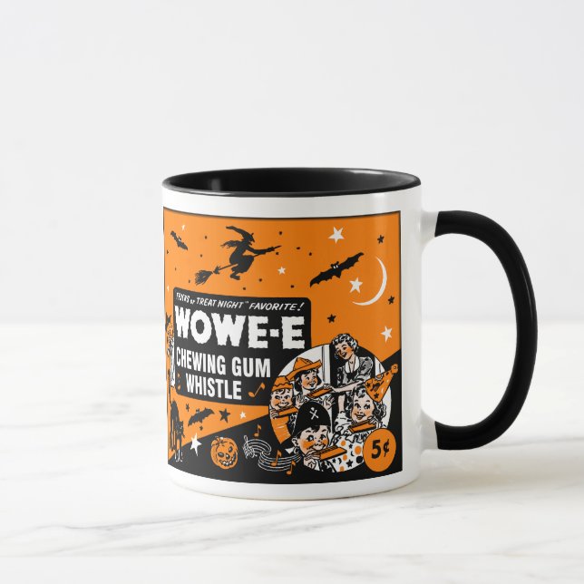 Vintage Halloween Chewing Gum Whistle Mug (Right)