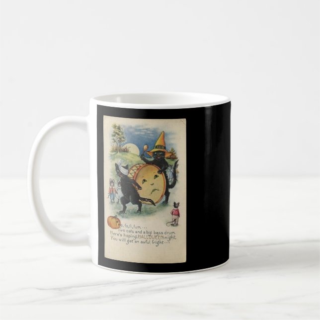 Vintage Halloween Coffee Mug (Left)