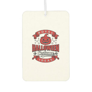 Vintage Halloween Costume Ideas Vector Design_1 Car Air Freshener