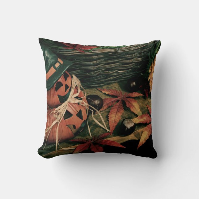 Vintage Halloween Cushion (Front)