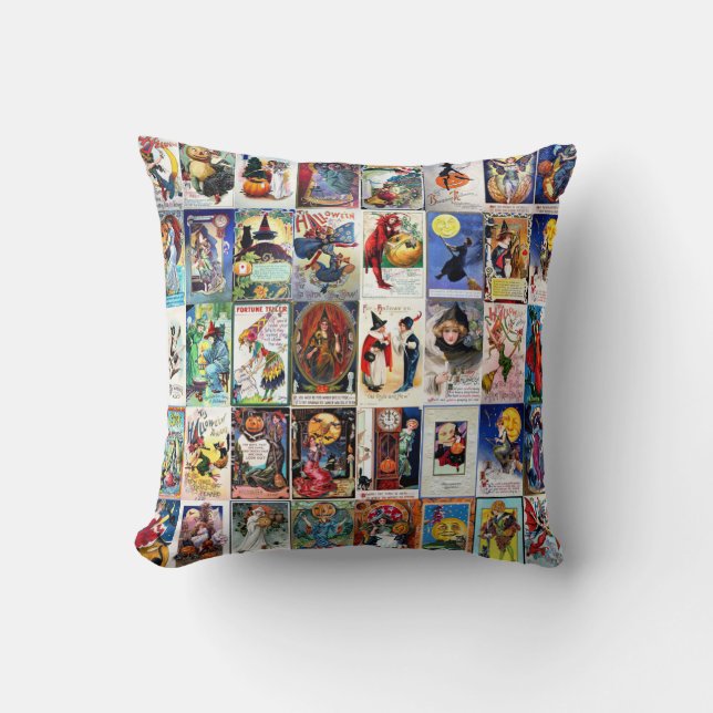 Vintage Halloween Cushion (Front)
