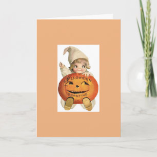 Vintage Halloween - Cutest Little Pumpkin, Card