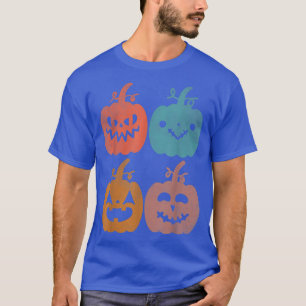 Vintage Halloween Cutest Pumpkin Men Women Kids Re T-Shirt