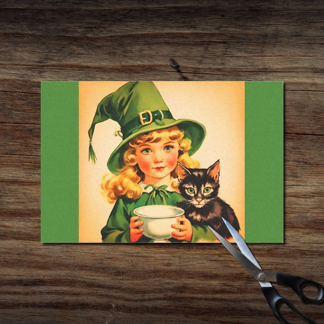 vintage Halloween cutie no7 Tissue Paper (Creator Uploaded)