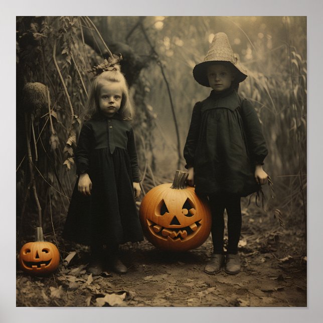 Vintage Halloween digital print (Front)