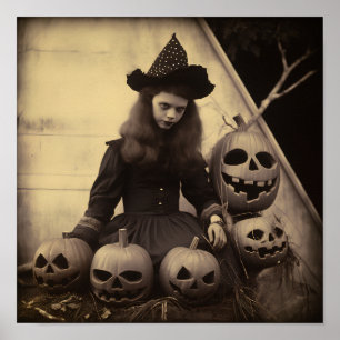 Vintage Halloween digital print
