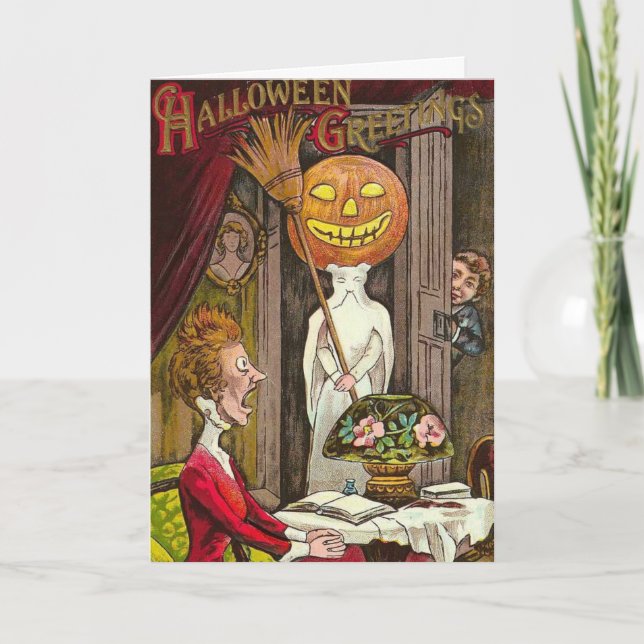 Vintage Halloween - Don't Scare Me!, Card (Front)