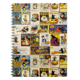 Vintage Halloween Ephemera Notebook