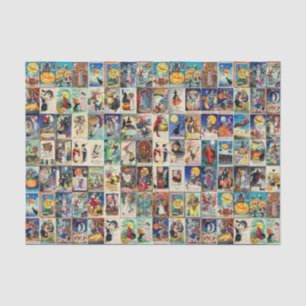 Vintage Halloween Ephemera Tissue Paper