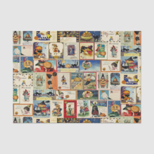 Vintage Halloween Ephemera Tissue Paper