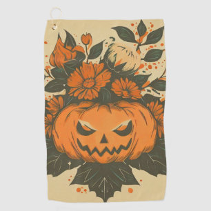 Vintage/Halloween/Fall/pumpkin Golf Towel