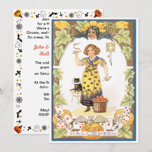 Vintage Halloween Fun Halloween Invitation