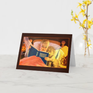 Vintage Halloween Ghost Stories Card