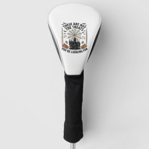 Vintage Halloween Ghost Treats Shirt Design_1 Golf Head Cover