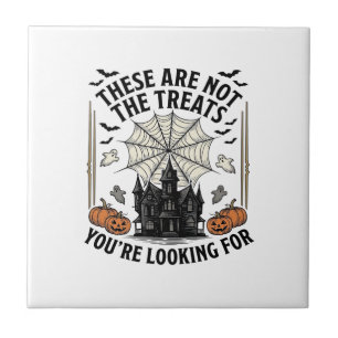 Vintage Halloween Ghost Treats Shirt Design_1 Tile