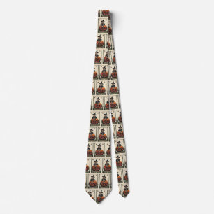 Vintage Halloween Girl on Jack o'Lantern Tie
