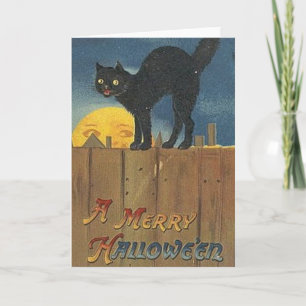 Vintage Halloween Greeting Card
