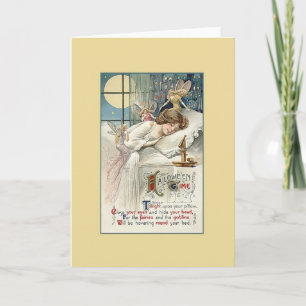 Vintage Halloween Greeting Card