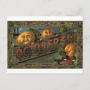 Vintage Halloween Greeting Cards Classic Posters