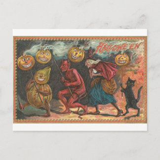 Vintage Halloween Greeting Cards Classic Posters