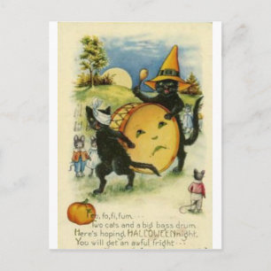 Vintage Halloween Greeting Cards Classic Posters