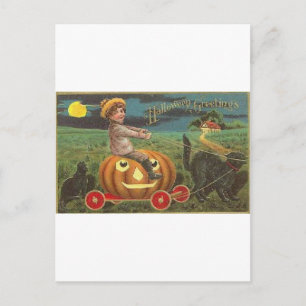 Vintage Halloween Greeting Cards Classic Posters