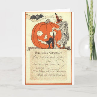 Vintage Halloween Greeting Cards Classic Posters
