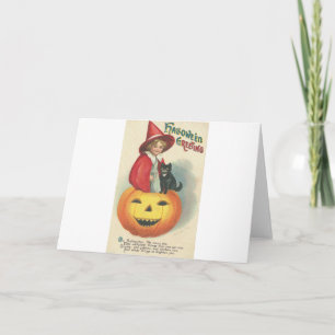 Vintage Halloween Greeting Cards Classic Posters