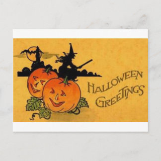 Vintage Halloween Greeting Cards Classic Posters