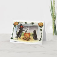 Vintage Halloween Greeting Cards Classic Posters