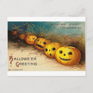 Vintage Halloween Greeting Cards Classic Posters
