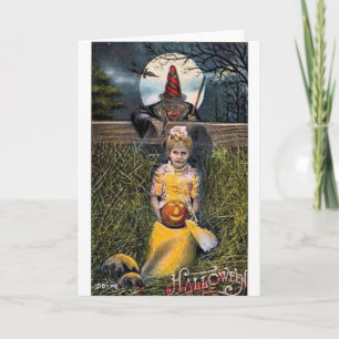 Vintage Halloween Greeting Cards Classic Posters
