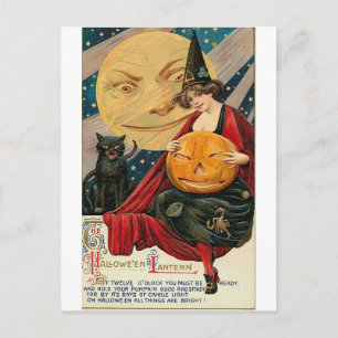 Vintage Halloween Greeting Cards Classic Posters