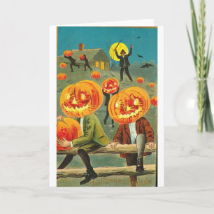 Vintage Halloween Greeting Cards Classic Posters