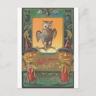 Vintage Halloween Greeting Cards Classic Posters
