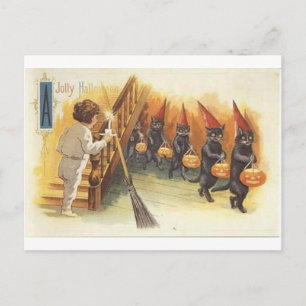 Vintage Halloween Greeting Cards Classic Posters