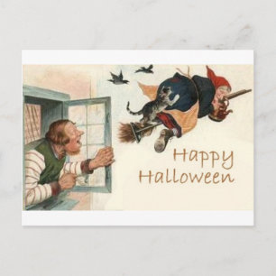 Vintage Halloween Greeting Cards Classic Posters