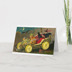 Vintage Halloween Greeting Cards Classic Posters