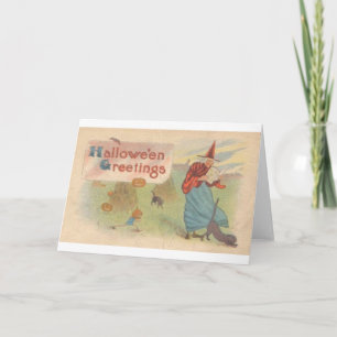 Vintage Halloween Greeting Cards Classic Posters
