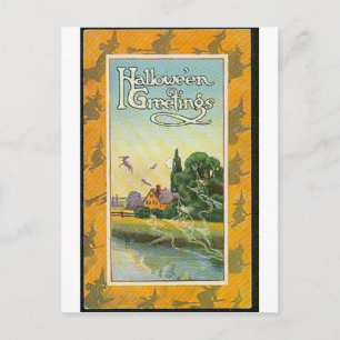 Vintage Halloween Greeting Cards Classic Posters