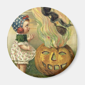 Vintage Halloween Greeting Cards Classic Posters Magnet