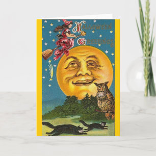 Vintage - Halloween - Halloween Greetings Card