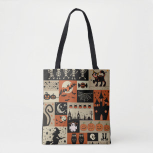 Vintage Halloween, Halloween nostalgia  Tote Bag