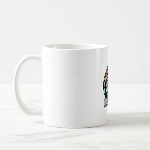 Vintage Halloween Haunted House Shirt Design_1 Coffee Mug