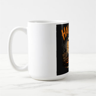 Vintage Halloween Haunted House Spooky Night Trick Coffee Mug