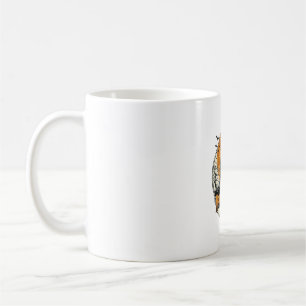 Vintage Halloween Haunted House Vector Design_1 Coffee Mug