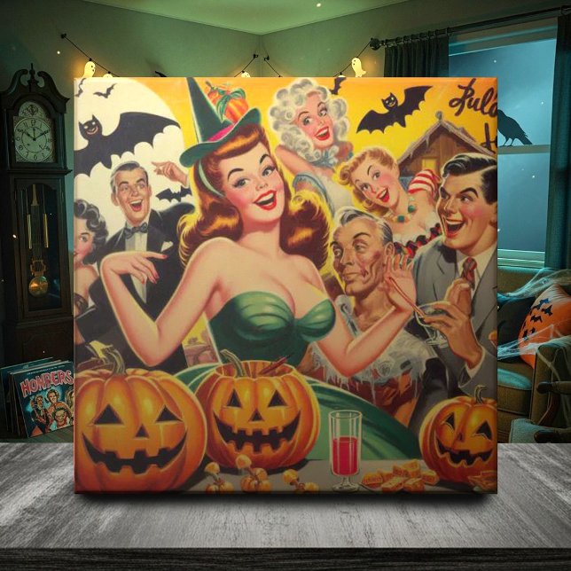Vintage Halloween Illustration Tile (Creator Uploaded)
