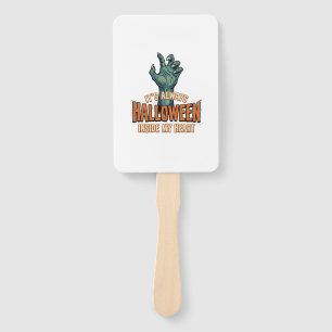 Vintage Halloween Inside My Heart Monster Hand Des Fan