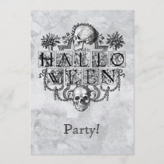 Vintage Halloween Invitation
